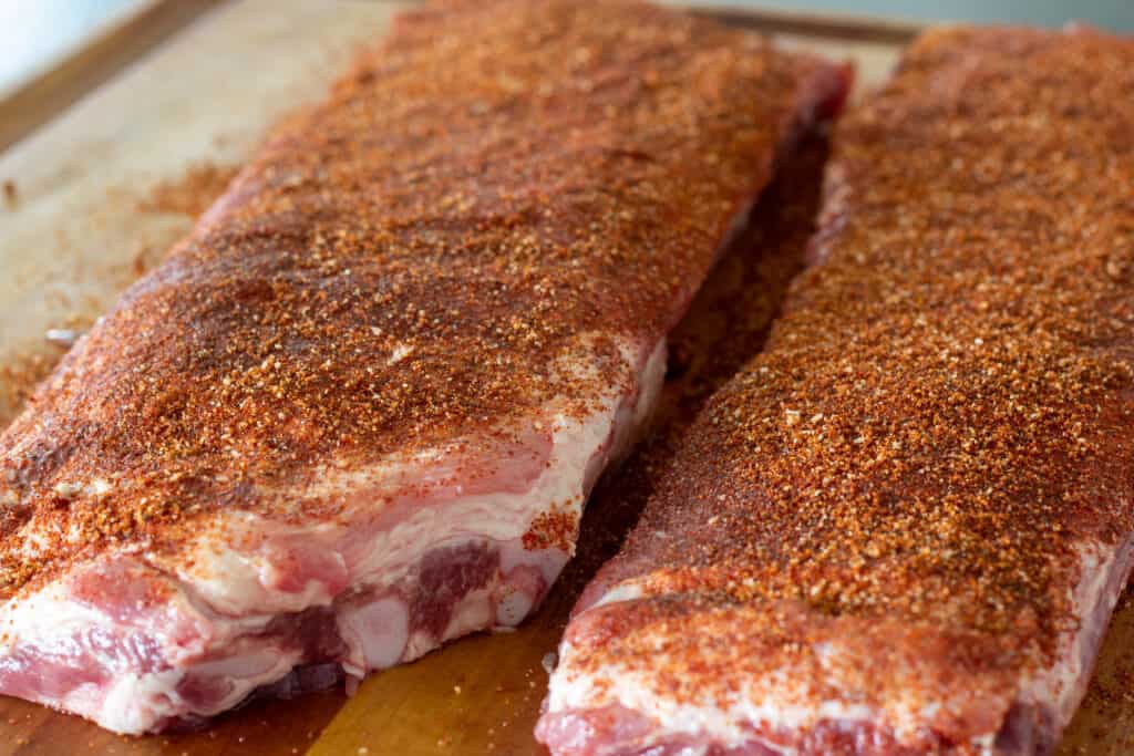 Seasoned spare ribs