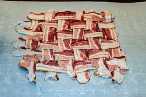 how to make a bacon weave
