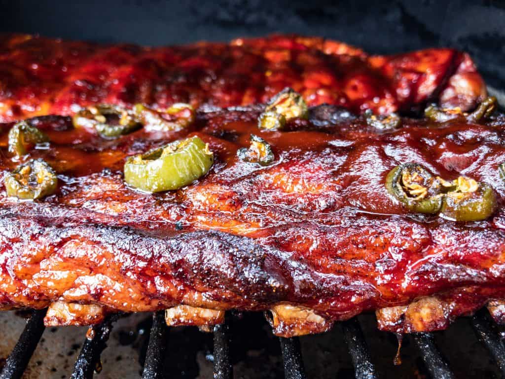 321 baby back ribs with jalapenos