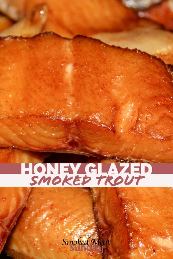 Honey Glazed Smoked Trout - Smoked Fish Recipe - Smoked Fish Brine - Dry Brine for Trout - Smoked Salmon - Dry Brine - Brine for Fish - Pellet Grill Recipes - Smoked Food - Traeger Recipes