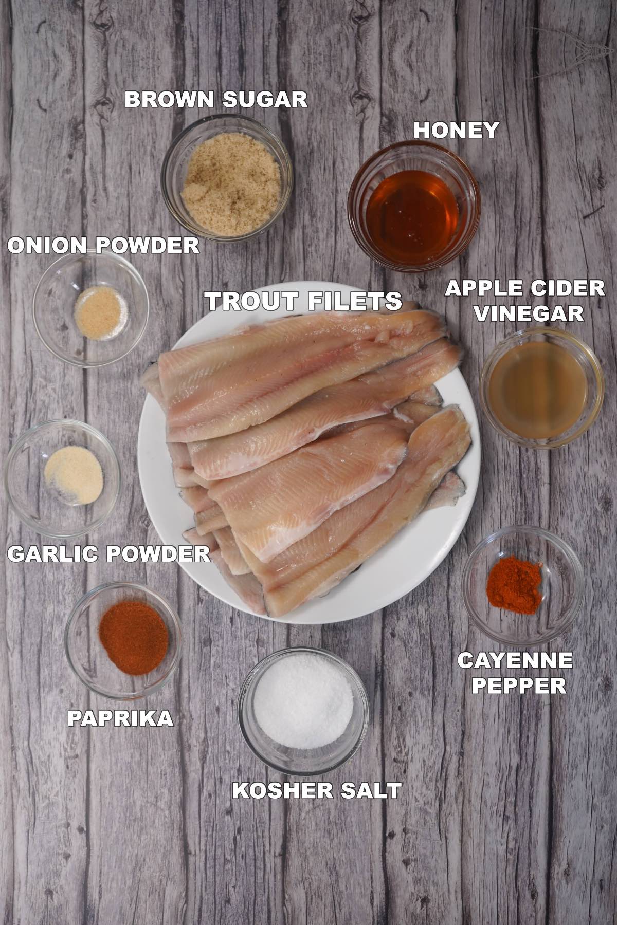 Smoked Trout Ingredients