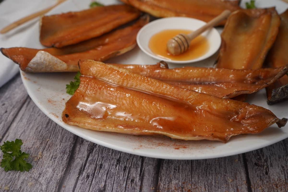 Smoked Trout on platter