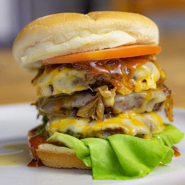 Juicy Reverse Seared Smoked Burgers - Smoked Meat Sunday