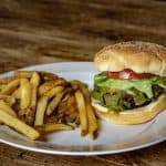 Hatch Green Chile Cheeseburgers