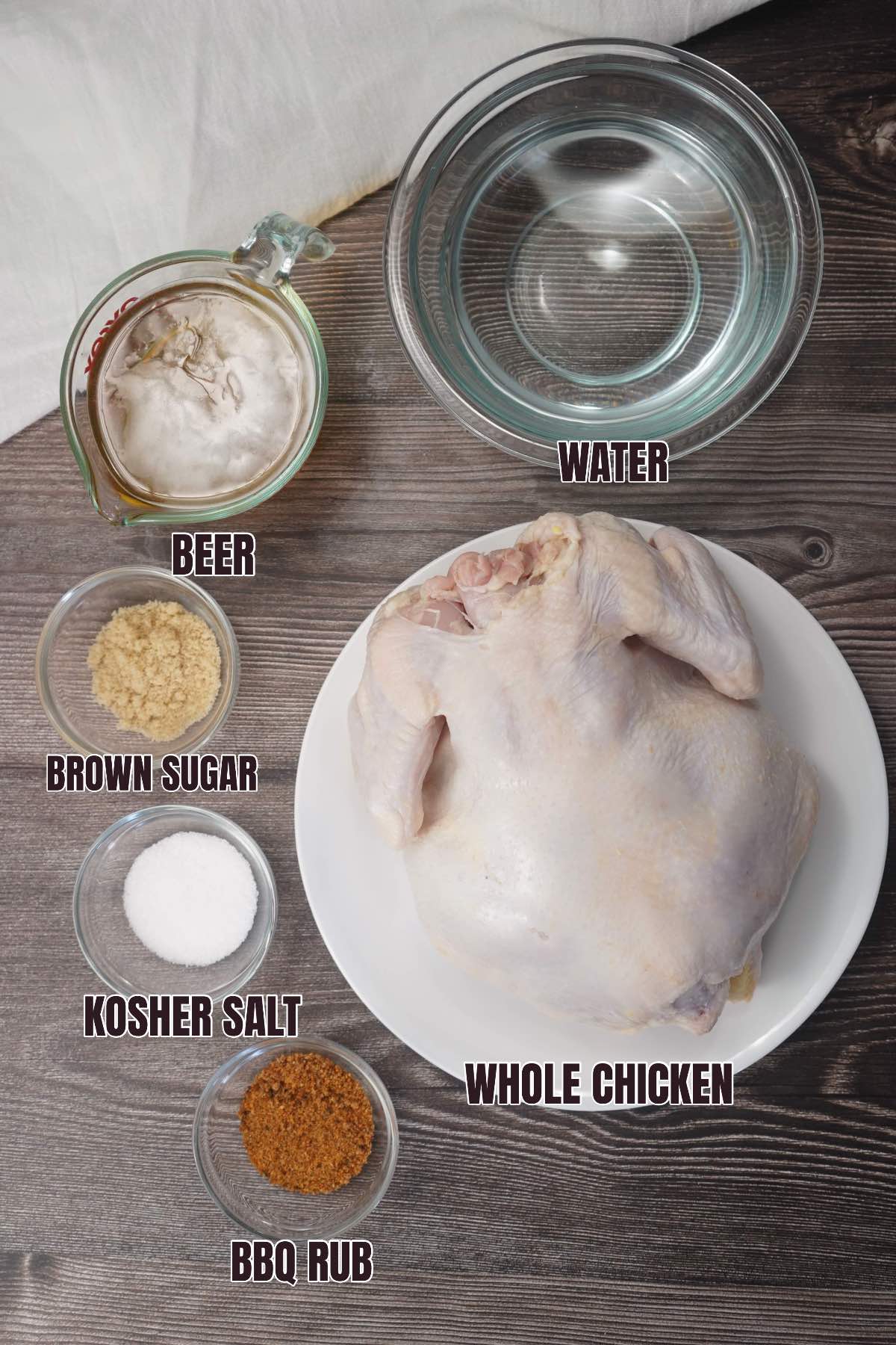 Smoked Whole Chicken ingredients