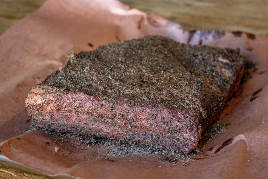 smoked beef chuck ribs with rub