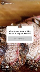 tailgate party question
