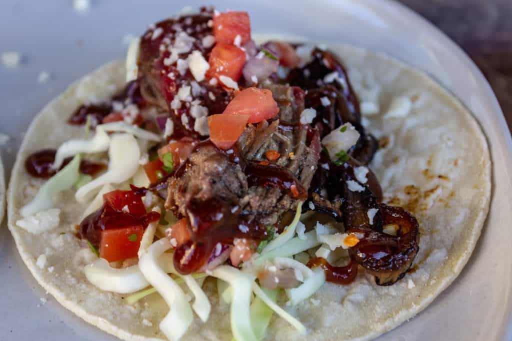 Smoked and Shredded Beef Tacos