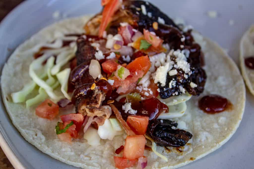 Smoked and Shredded Beef Tacos