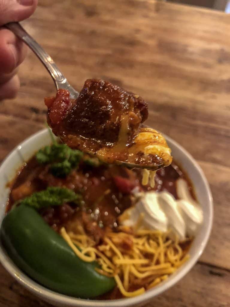 smoked Texas style chili recipe