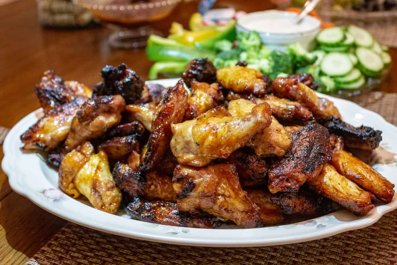 smoked chicken wings