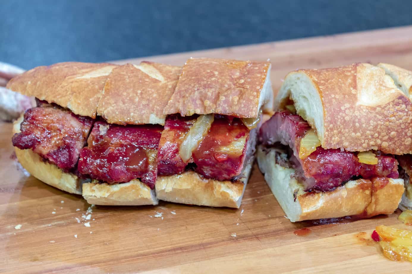 BBQ Pork Rib Sandwich