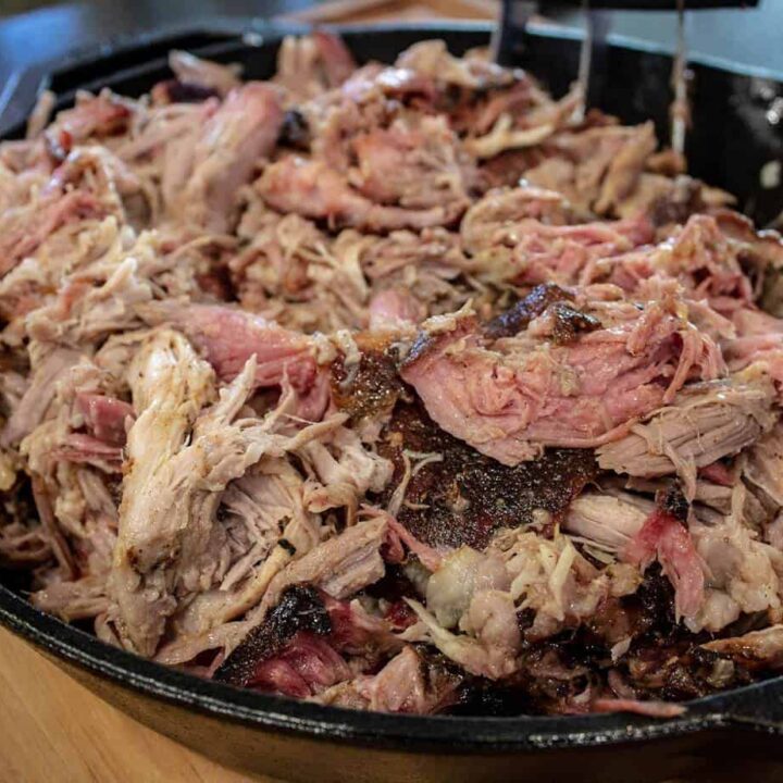 pulled pork on a pellet grill