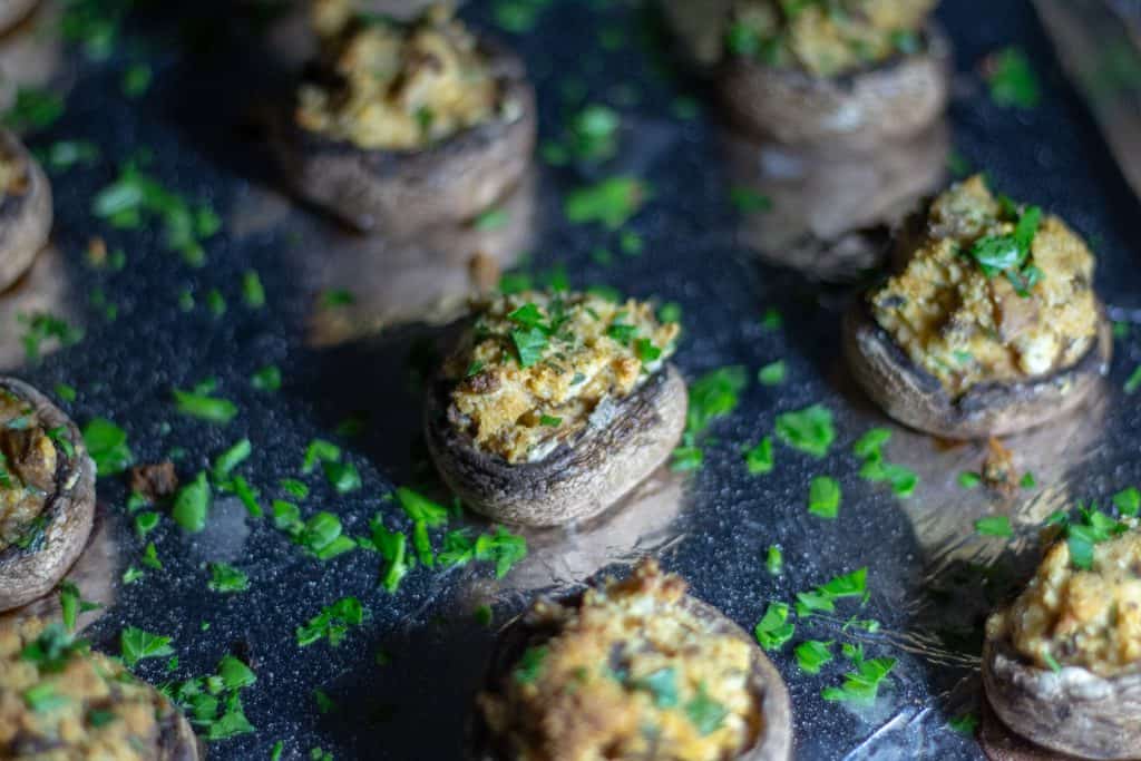 low carb stuffed mushrooms