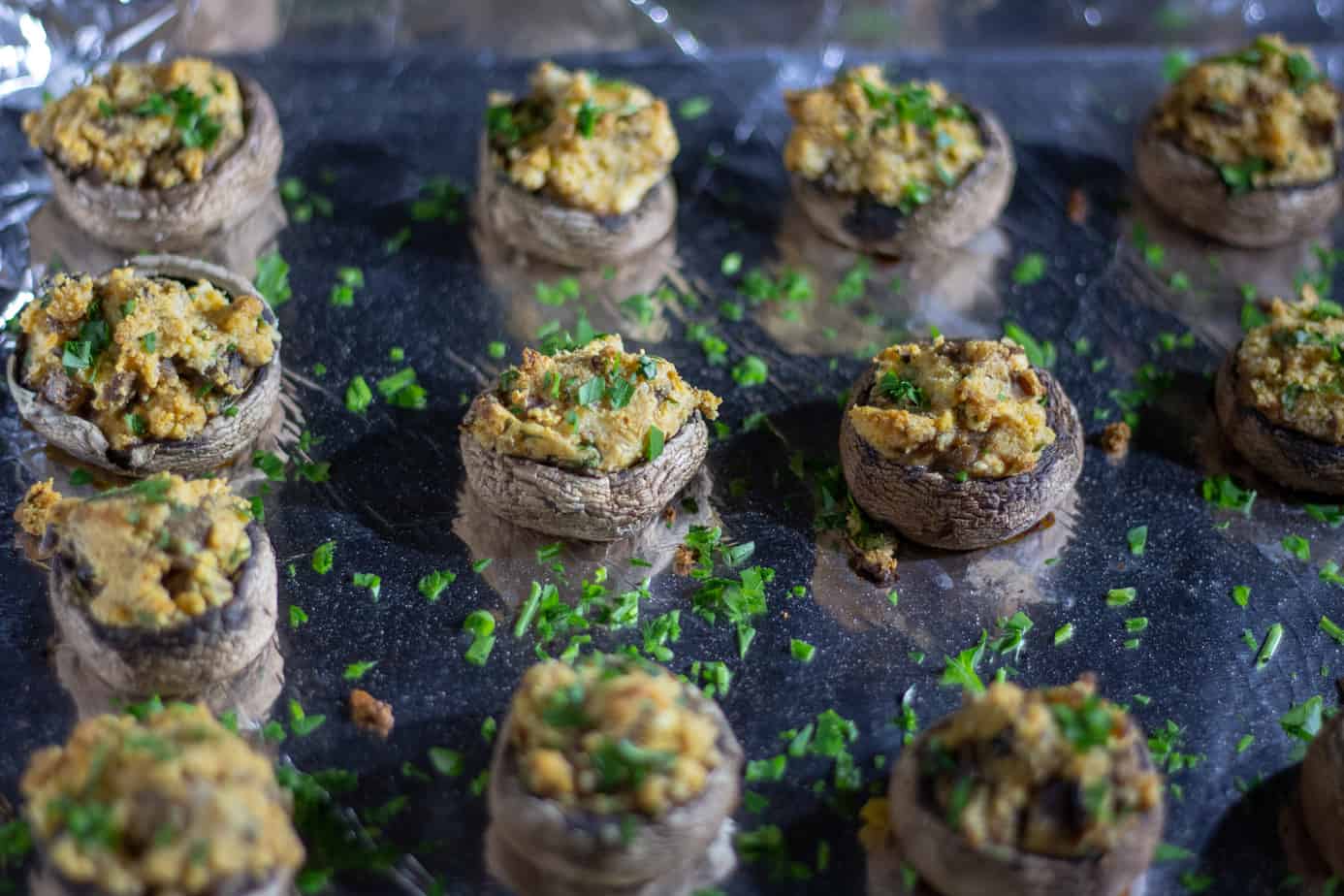 smoked low carb stuffed mushrooms recipe