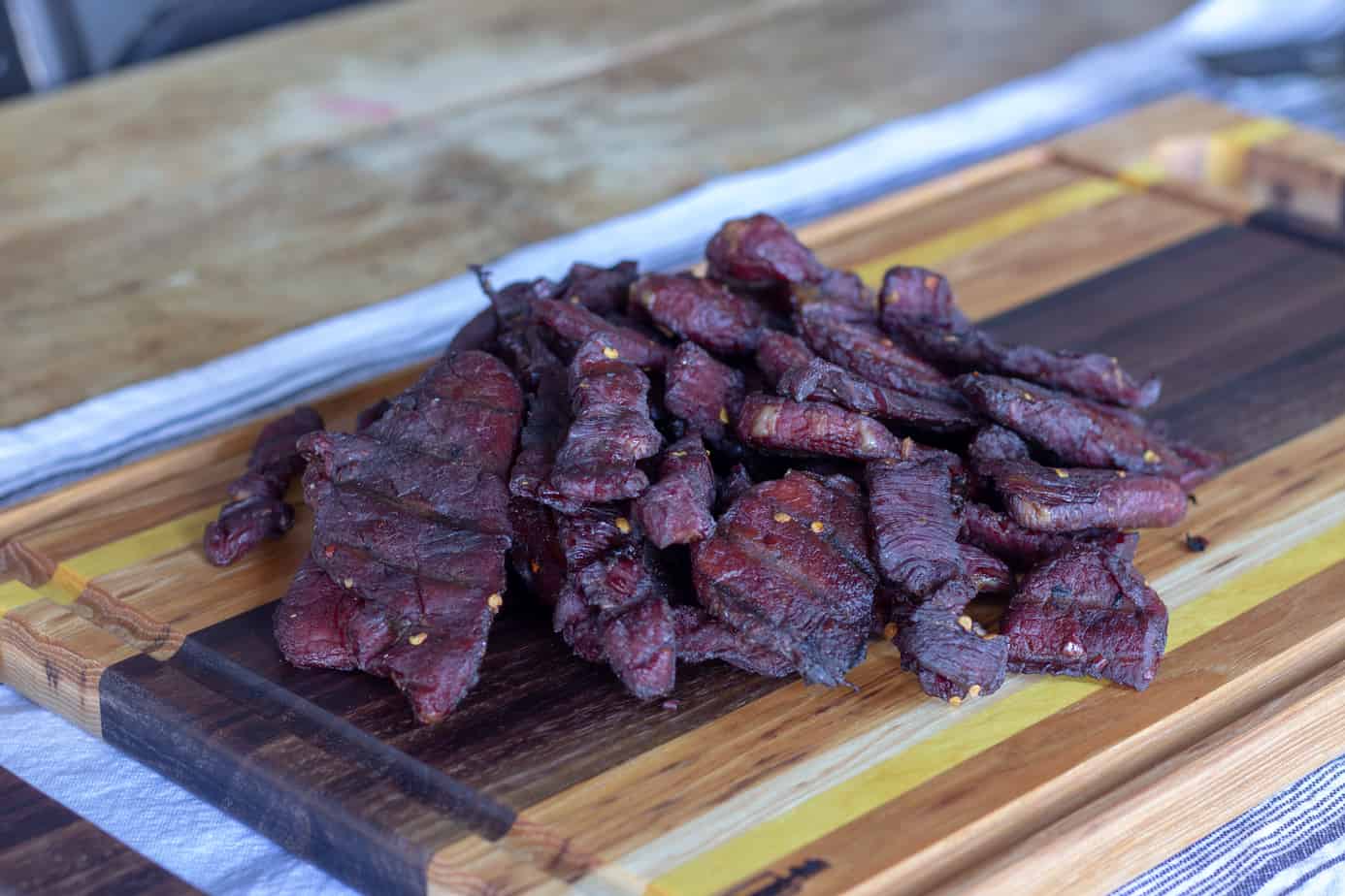 Smoked Beef Jerky - A Simple Smoked How To Make Smoked Venison Jerky • The ...