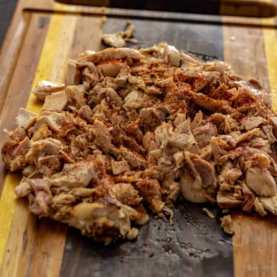 traeger pulled chicken