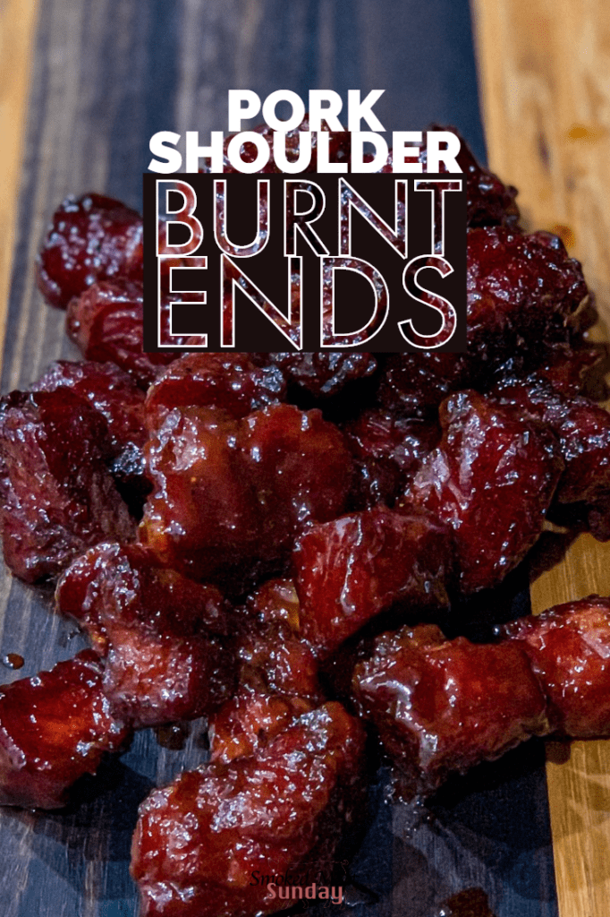 Pork Shoulder Burnt Ends - A unique take on a classic burnt ends recipe. These are leaner than traditional burnt ends. If you're looking for unique barbecue recipes, or off the wall appetizer ideas, check this out! #traegerrecipes #bbq #porkrecipes #pork