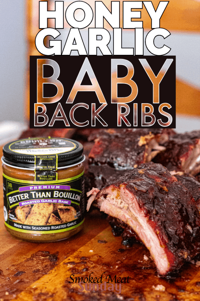 Smoked Honey Garlic Ribs - A unique grilling experience thanks to Better Than Bouillon.

#ad #BTBGrillingRecipes #IC

These smoked baby back ribs have a unique flavor that you have to try. If you're looking for a fun and tasty spin on baby back ribs, check out this recipe.

#bbq #grilling #smokedmeat #flavortrain #foodblog #smokerrecipes #traegerrecipes #bbqrecipes