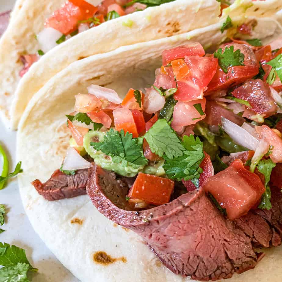 FLANK STEAK TACOS