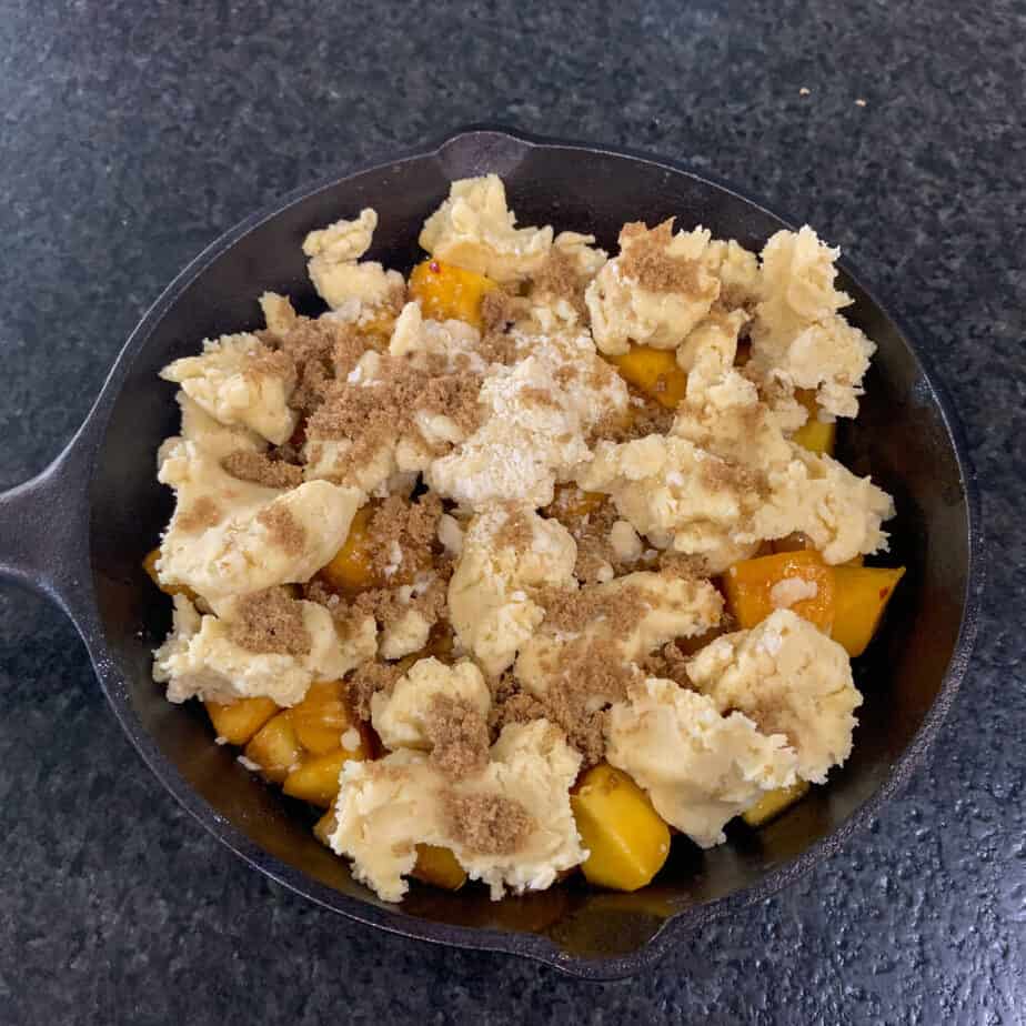 Smoky Bourbon Peach Cobbler - Barbecuebible.com