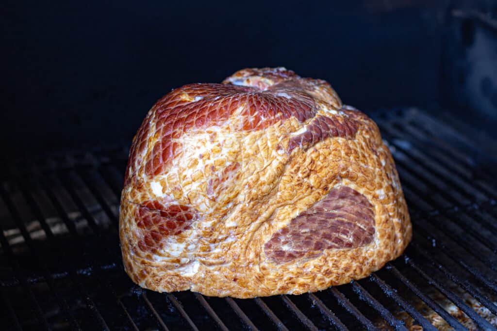 spiral ham ready to take on smoke