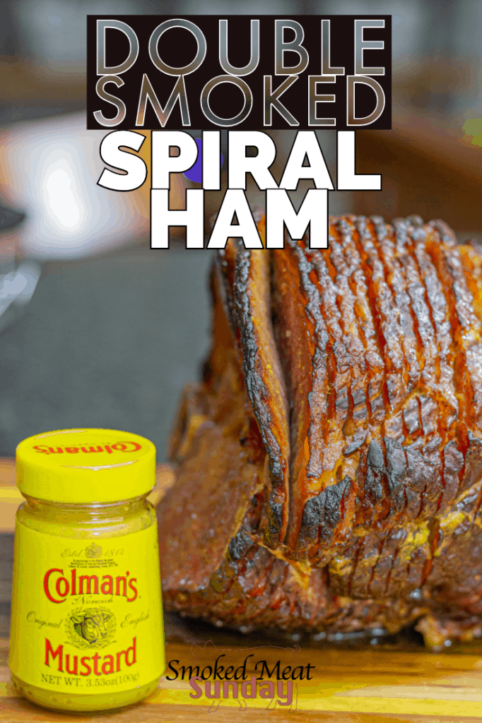 This double smoked ham is smoked, and then finished with a spicy glaze thanks to a little bit of Colman's Mustard and a few other ingredients. 

If you're looking for an easy smoked spiral ham recipe, this is it!

#ad #ExceptionallyDifferent #ColmansEnglishMustard #ham #smokedmeat