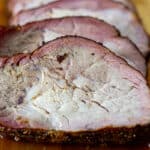 smoked pork loin slices