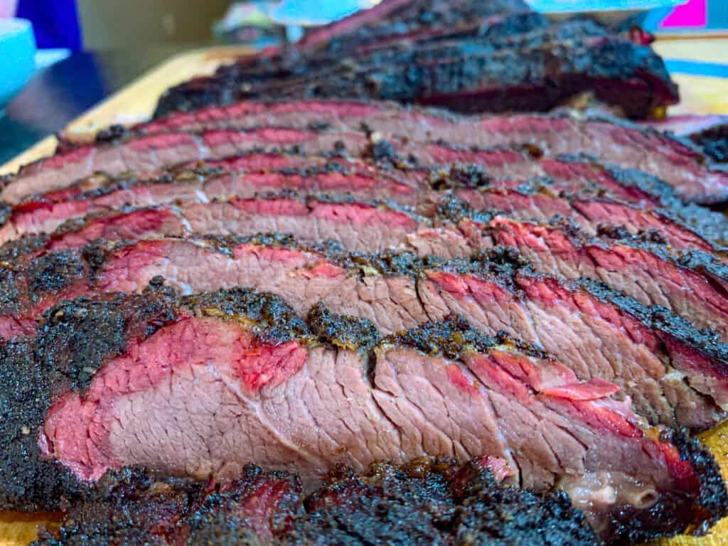 sliced brisket