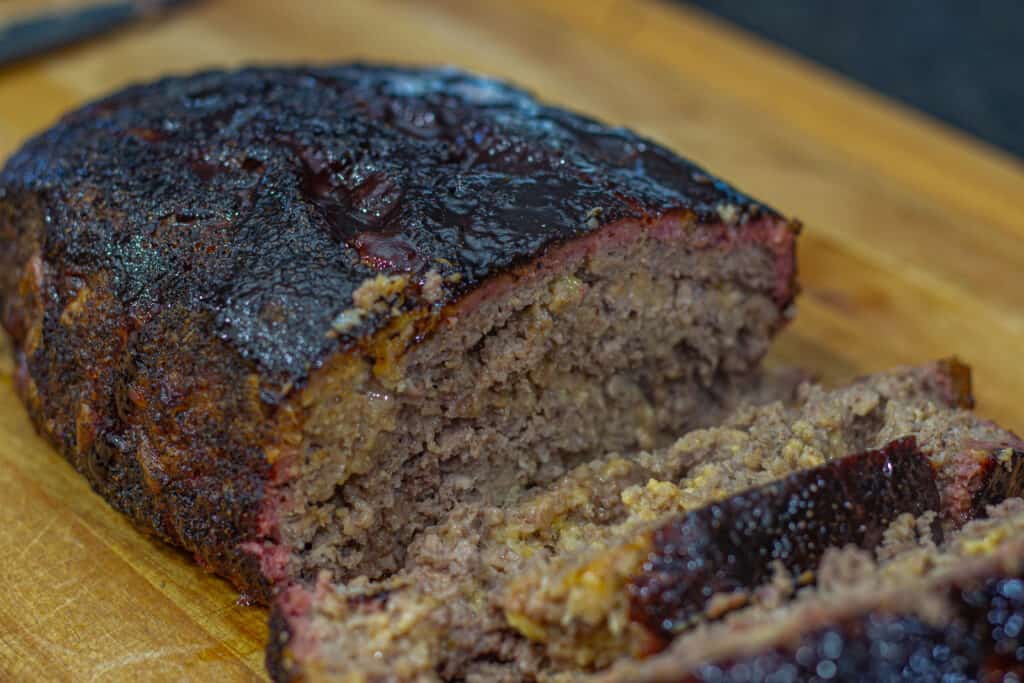 Sliced Smoked Meatloaf