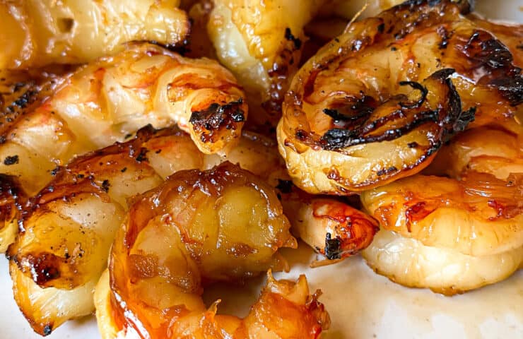 ten minute sweet and spicy shrimp