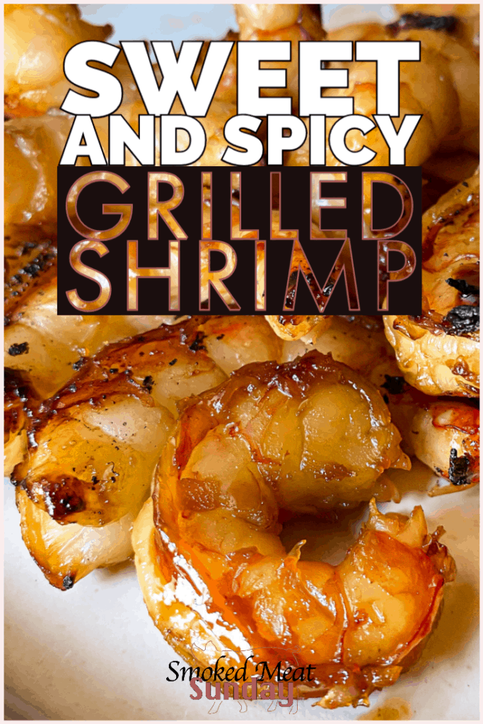 This sweet and spicy grilled shrimp recipe takes just ten minutes to make on the grill.

All it takes is a simple sweet and spicy shrimp marinade and then some high heat on your smoker or barbecue for a few minutes, and you're done!

#traegerrecipe #bbqrecipe #seafoodrecipe #seafood #shrimp #bbq #traeger