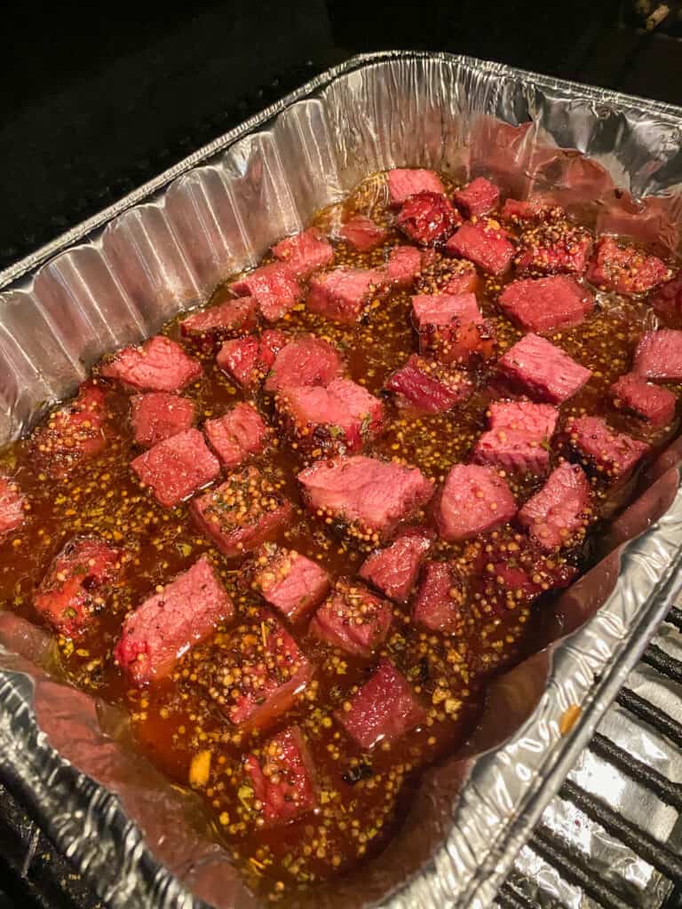 corned beef brisket burnt ends in glaze