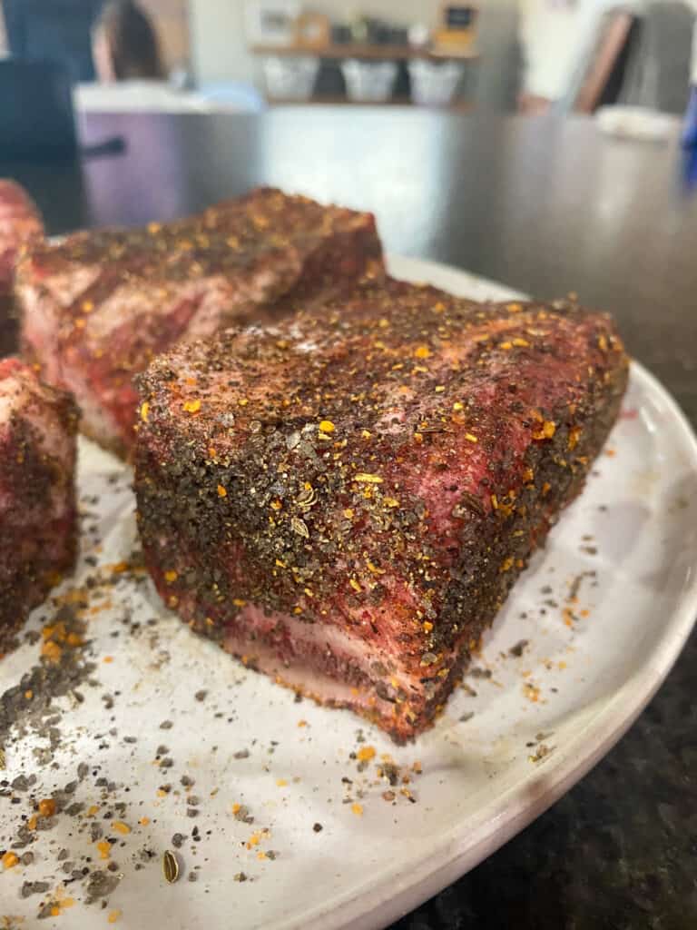 seasoned beef short ribs