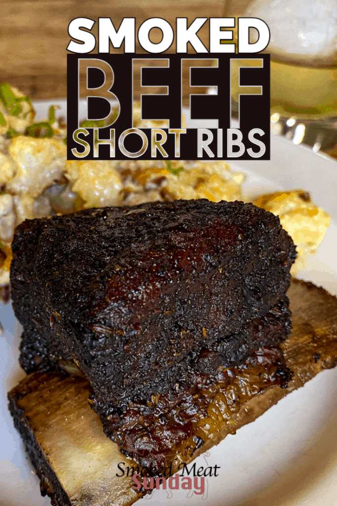 how to make smoked beef short ribs recipe - Beef short ribs on a Traeger - #traegergrills #bbq #barbecue #smokedmeat