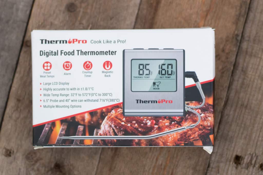 ThermoPro TP17 Digital Kitchen Thermometer Dual stainless-steel Meat Probes Meat  Thermometer For Oven With Timer And Backlight