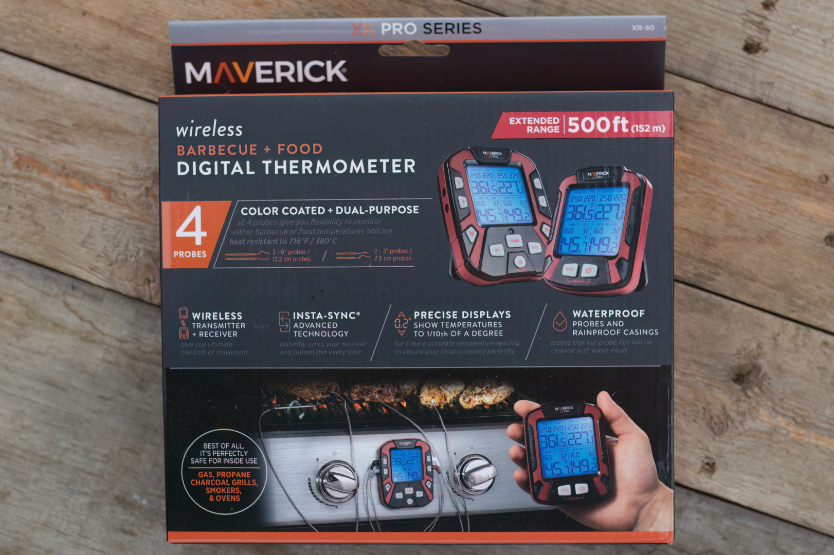 Maverick Wireless BBQ & Meat Thermometer XR-50