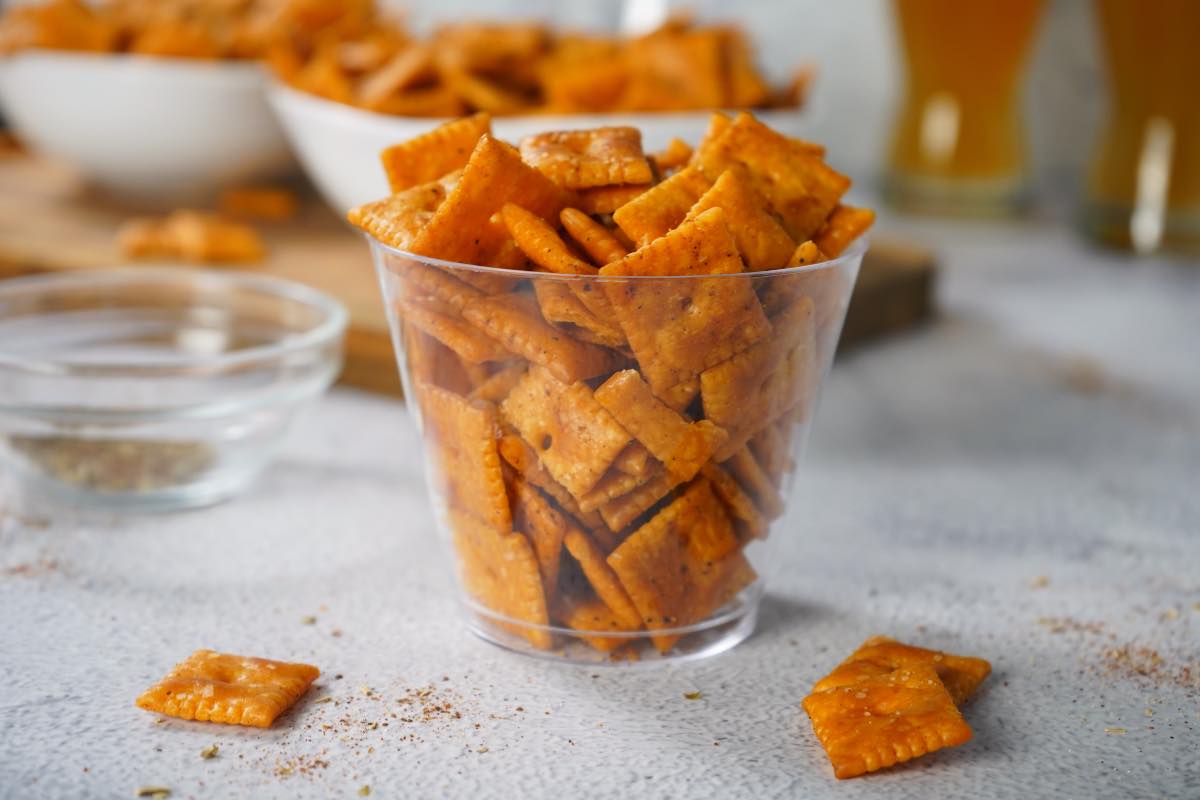 Smoked cheez its in clear cup served